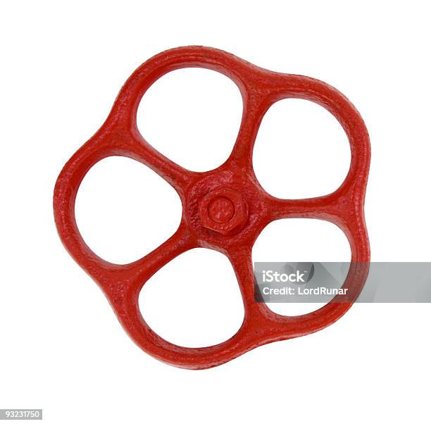 Red Valve Stock Photo - Download Image Now - Clipping Path, Close-up, Color Image