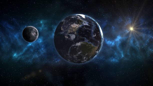 istock Cosmic landscape, beautiful science fiction wallpaper with endless deep space. Elements of this image furnished by NASA. 932319380