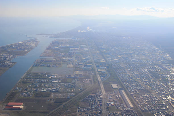 istock HOKKAIDO, JAPAN  japan aerial view with a plane 932322076