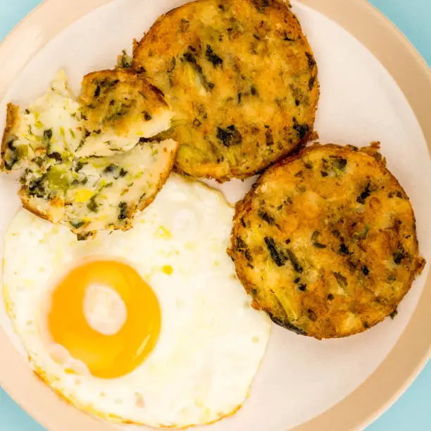 Photo of Fried Egg With Bubble And Squeak Cakes