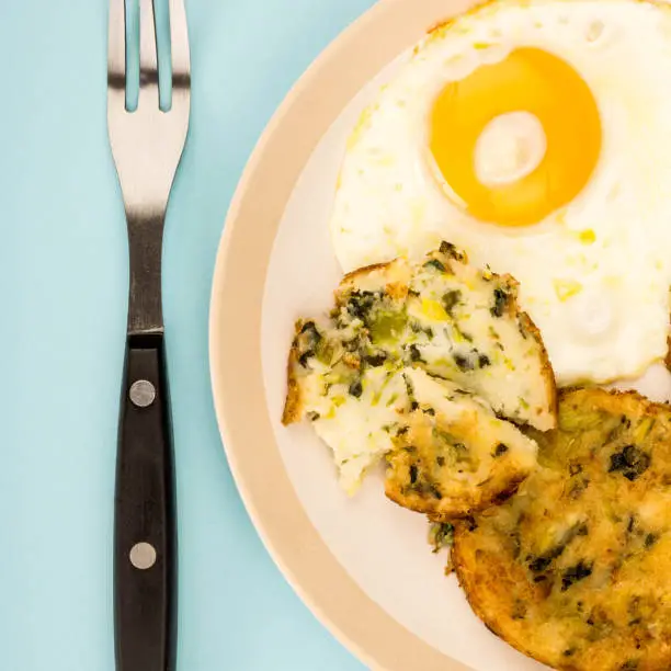 Photo of Fried Egg With Bubble And Squeak Cakes