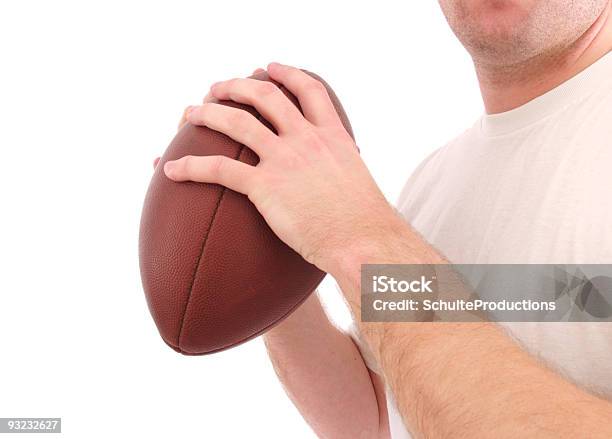Giocatore Di Football Americano - Fotografie stock e altre immagini di Abbigliamento casual - Abbigliamento casual, Adulto, Attività