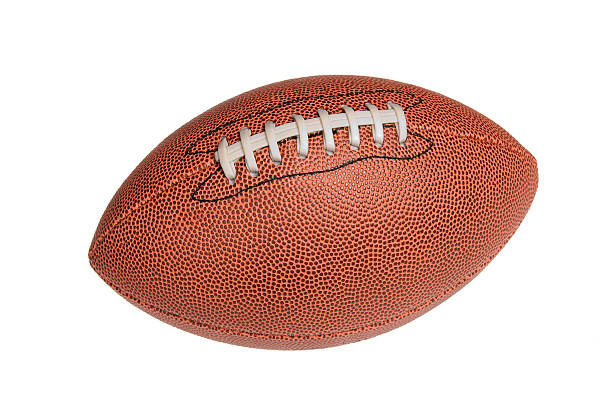 istock Isolated leather football 93233224