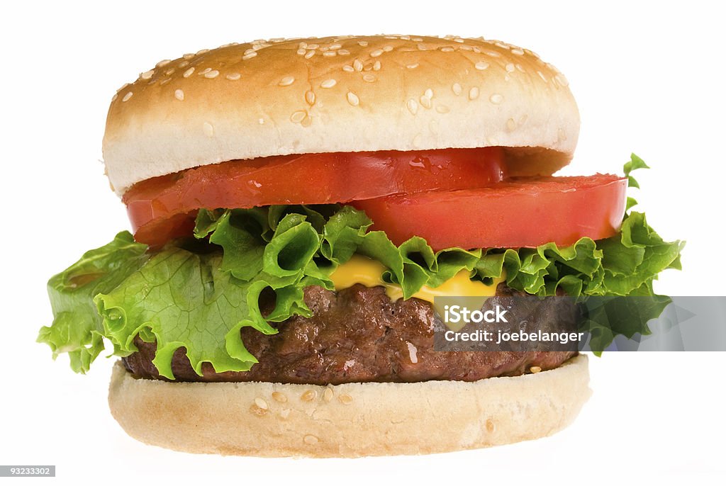 Saftige hamburger - Lizenzfrei Burger Stock-Foto