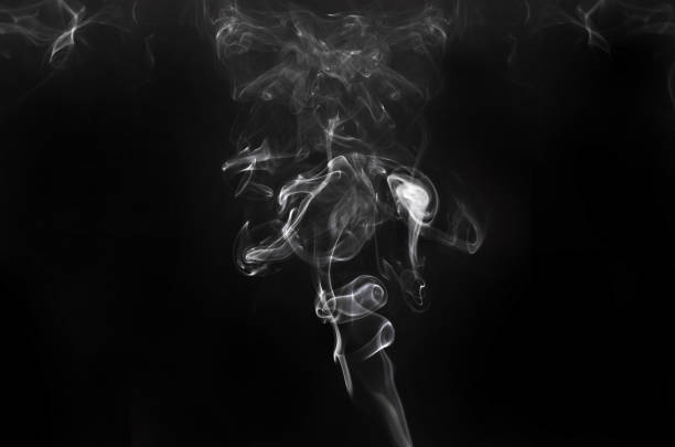 istock beautiful abstract of white smoke in dark background with smooth motion flowing. 932334062