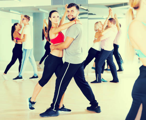 istock Sports dancing pair dance  together 932334360
