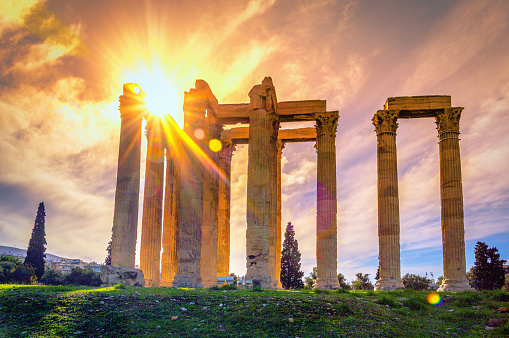 Đền Thờ Thần Zeus Còn Được Gọi Là Olympieion Athens Hy Lạp Hình ảnh Sẵn có - Tải xuống Hình ảnh Ngay bây giờ - iStock