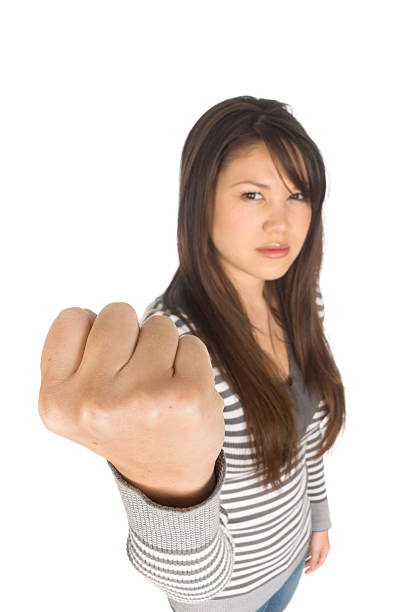 istock Angry beautiful woman 93233618