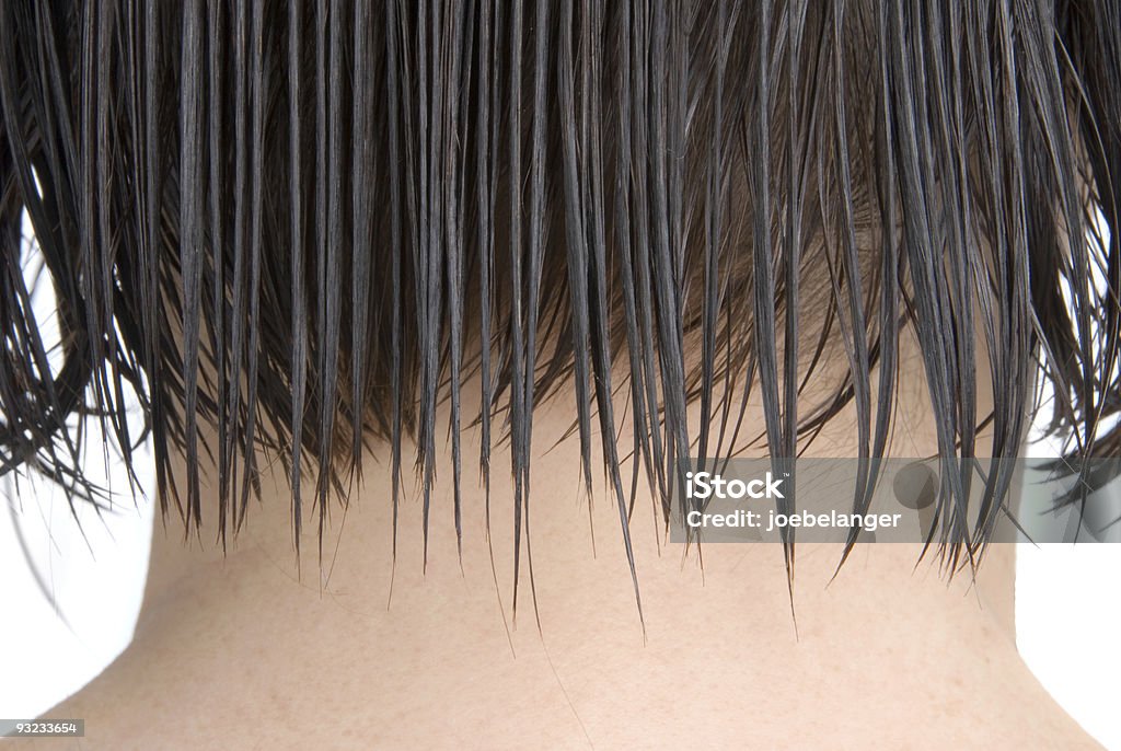 Penteado de cabelo da Mulher - Royalty-free Cabelo Molhado Foto de stock