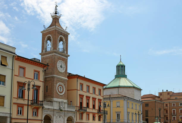 istock clock tower Piazza Tre Martiri square Rimini Italy 932338296