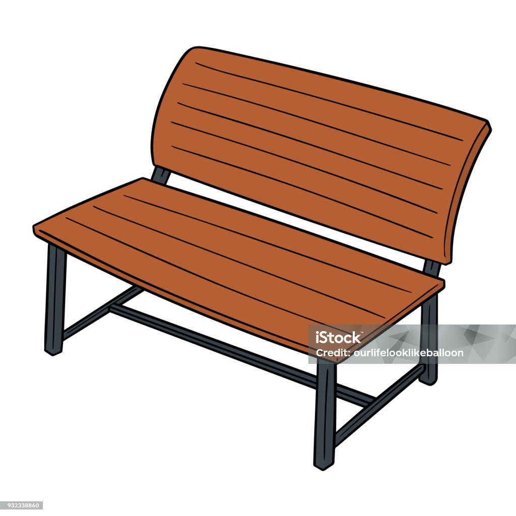Bench Vector Graphics Bench Stock Illustration - Download Image Now - Art, Art Product, Bench ...