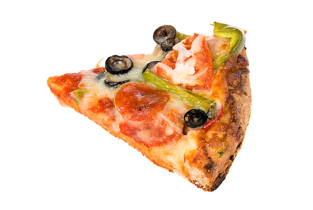 istock Slice of pizza with the works 93234322
