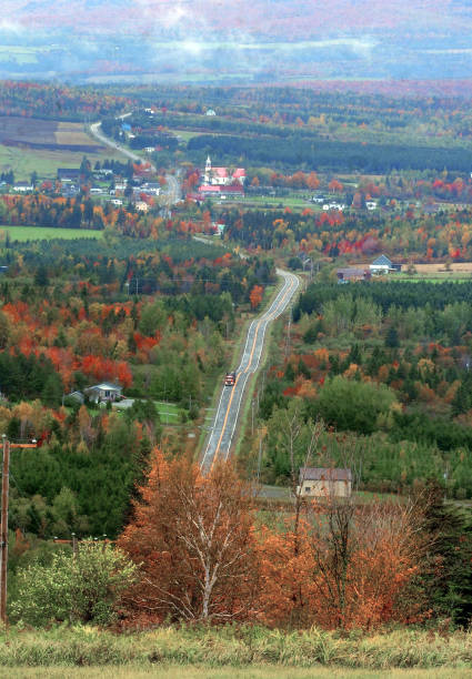istock View into Canada from Pittsburgh, N.H. border crossing 932349084