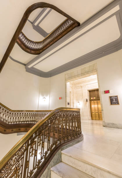 istock U.S. Senate Russell Office Building Staircase and Elevator in Washington, DC 932357524