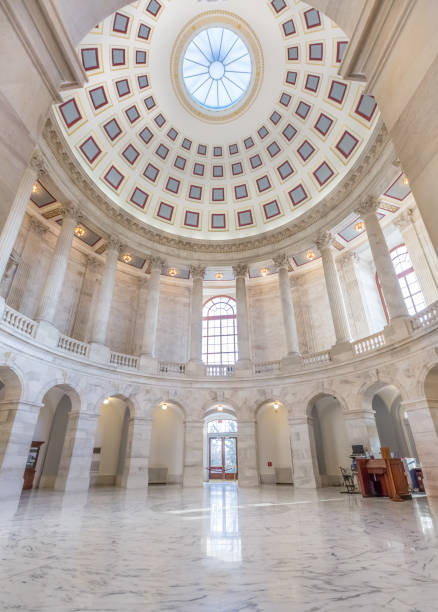 istock U.S. Senate Russell Office Building Rotunda in Washington, DC - 4k/UHD 932357698