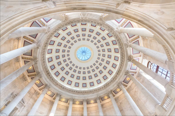 istock U.S. Senate Russell Office Building Rotunda in Washington, DC - 4k/UHD 932357700