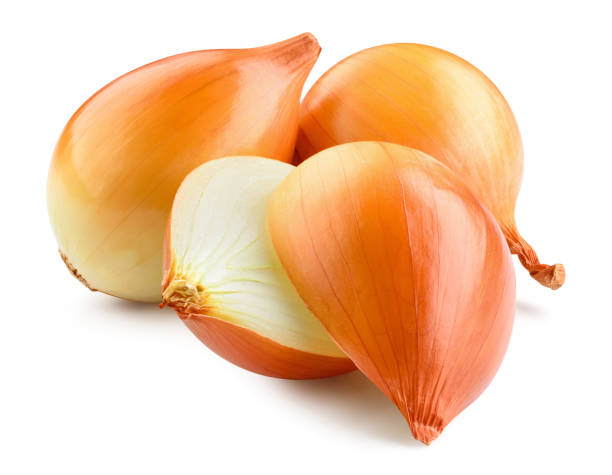 istock Onion. Onions isolated on white background. With clipping path. Full depth of field. 932358590