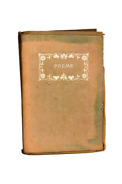 istock Old poetry book isolated on white 93236323