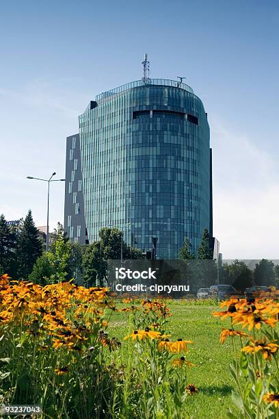 Business Center Al Mattino - Fotografie stock e altre immagini di Bucarest - Bucarest, Acciaio, Architettura