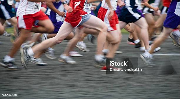 Crosscountryrennen Beginnen Stockfoto und mehr Bilder von Triathlon - Triathlon, Laufdisziplin, Rennen - Körperliche Aktivität