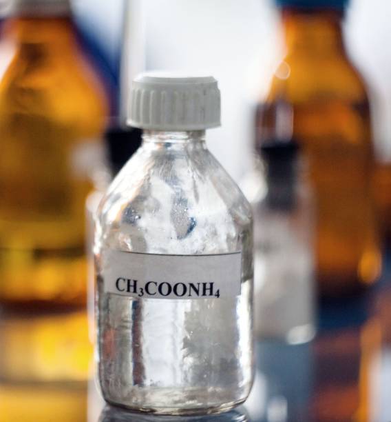 istock The container of chemical substance ammonium acetate. 932380088