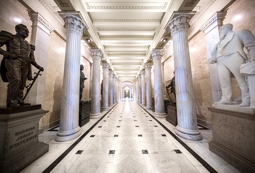 United States Capitol Building Senate Hall of Columns - Washington DC