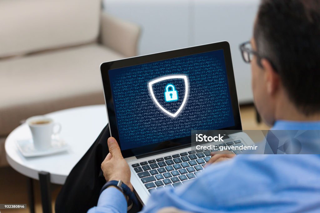 Data Privacy Concept Network Security Stock Photo