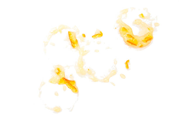 stains of orange jam