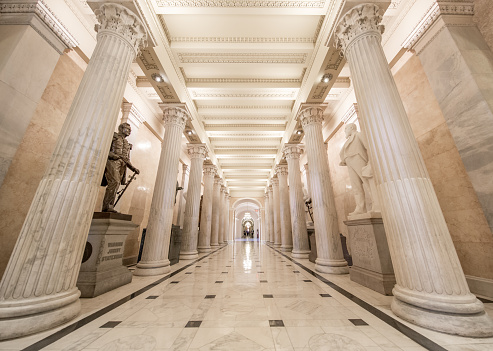 United States Capitol Building Senate Hall of Columns - Washington DC