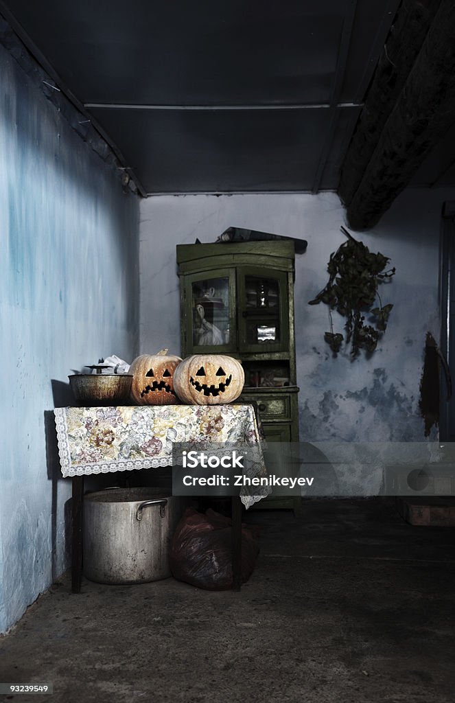 Halloween pumpkins - Foto stock royalty-free di Orrore