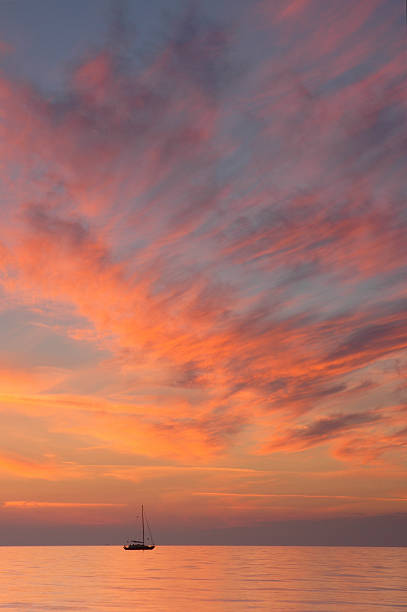 istock Sailboat in the sunset 93240215