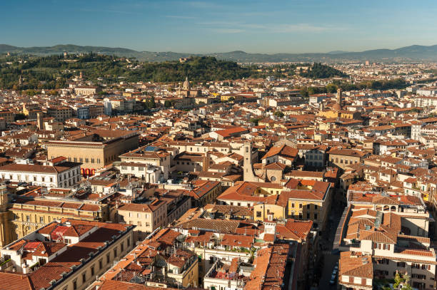 istock Aerial view over Florence (Italy) 932402228