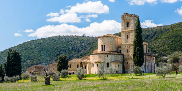 The benedictine abbey of Sant'Antimo