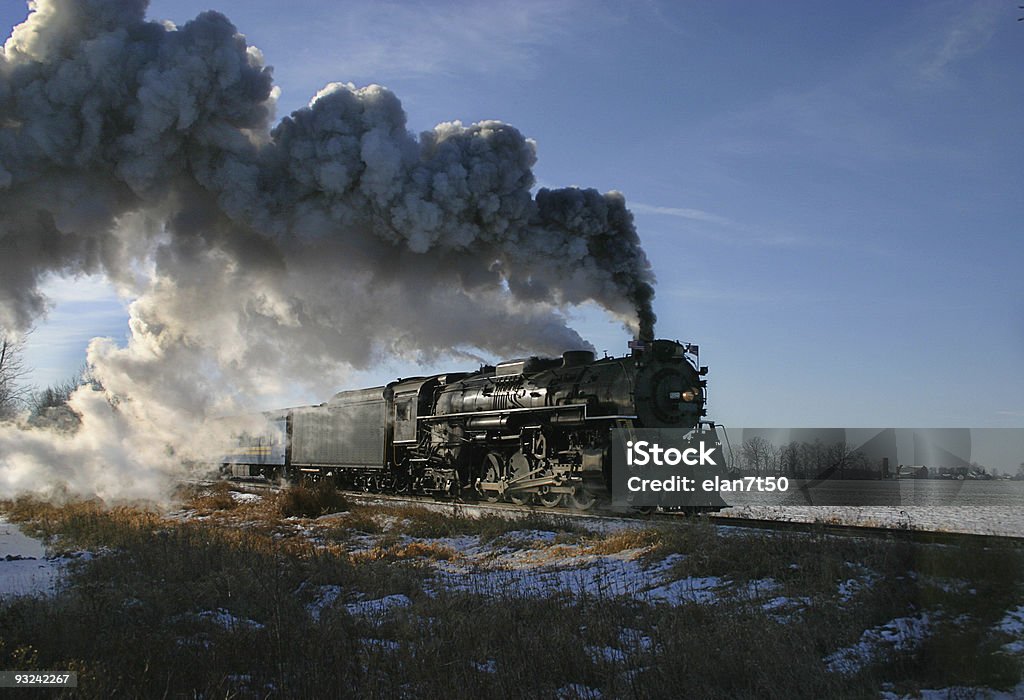 Locomotiva a vapor - Foto de stock de Locomotiva a vapor royalty-free