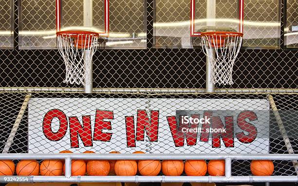One In Wins Stock Photo - Download Image Now - Amusement Arcade, Basketball - Sport, Leisure Games