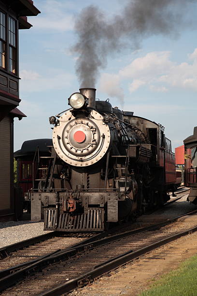 istock Steam Locomotive in Amish viliage 93243649