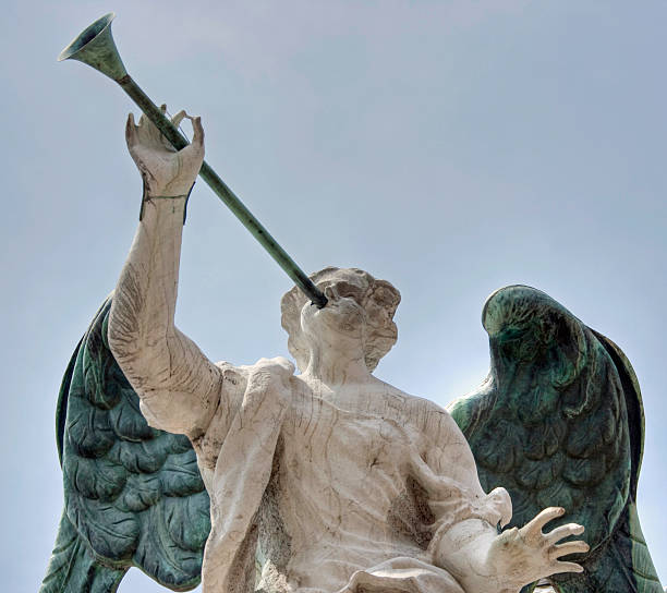 istock Angel with a trumpet, Venice 93243806