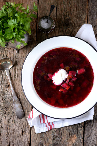 istock Traditional Ukrainian soup borsch 932440626