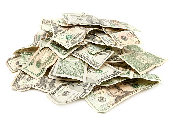 istock Pile of US Paper Currency 93244141