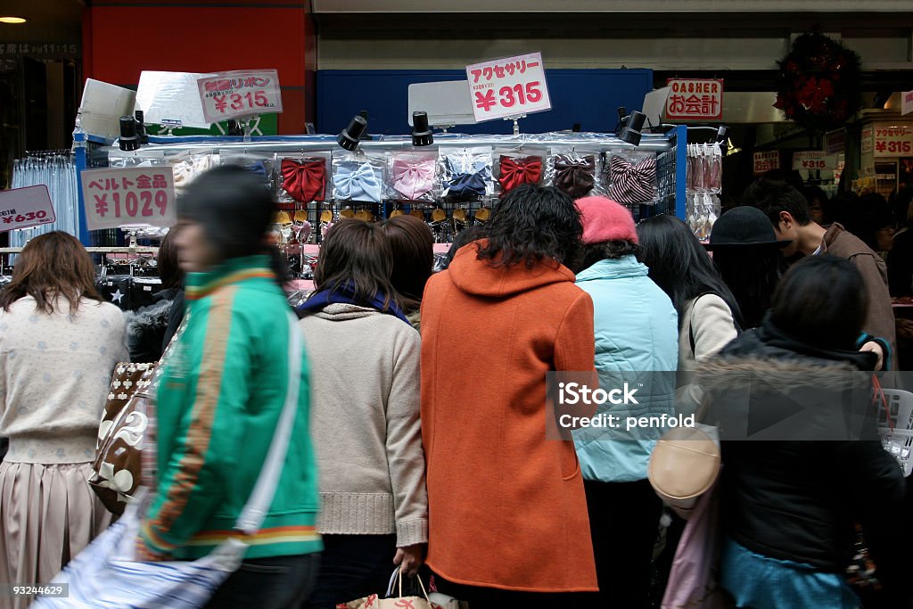 Tóquio Harajuku compradores - Foto de stock de Acessório royalty-free