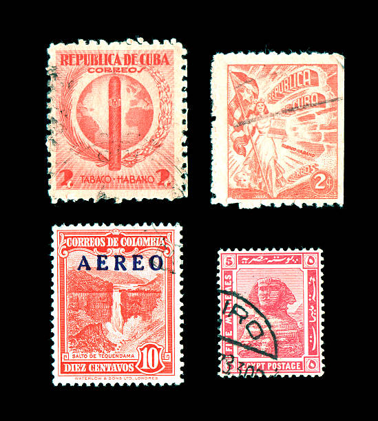 istock World Postage Stamps Scenic and Topical 93245210