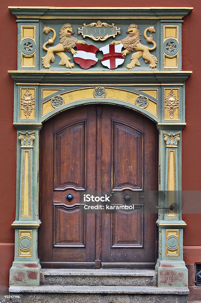 Porta, a Casa Gótica baleia - Foto de stock de Porta royalty-free