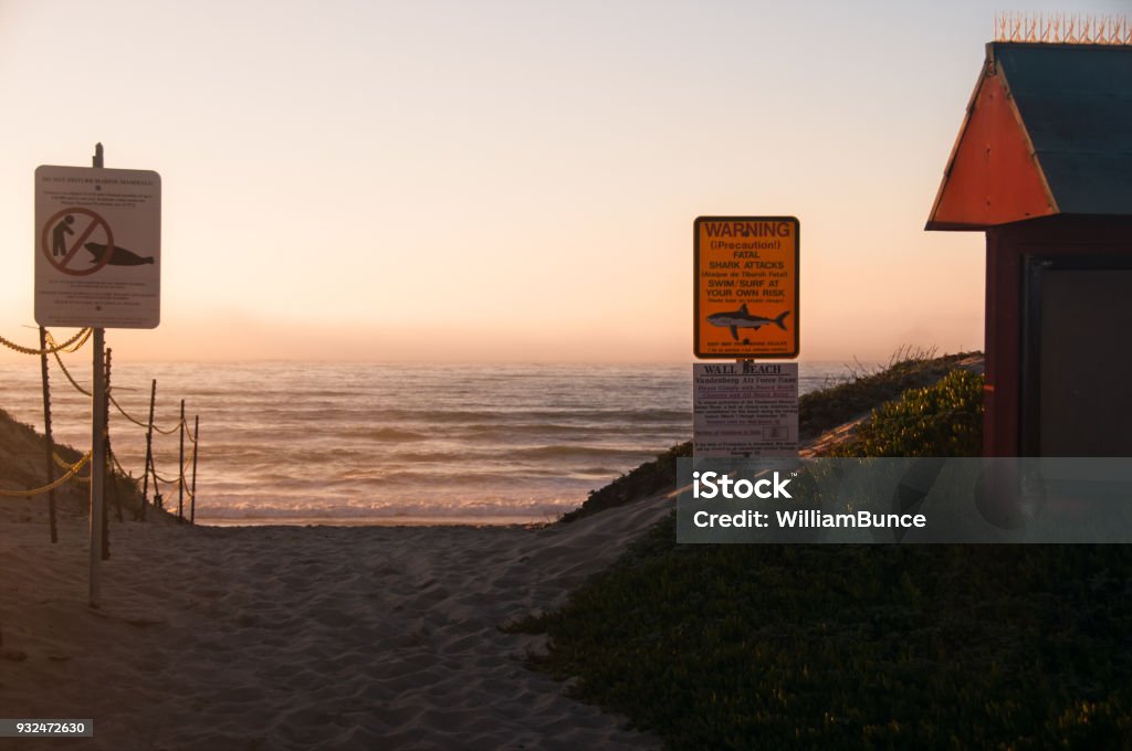 Wall Beach at Vandenberg Air Force Base in California Beach Stock Photo