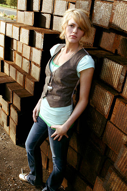 istock Girl in the Lumber Yard 93247309