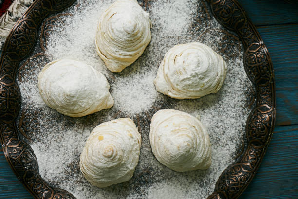 istock Azerbaijan traditional pastry cookie Badambura 932473318