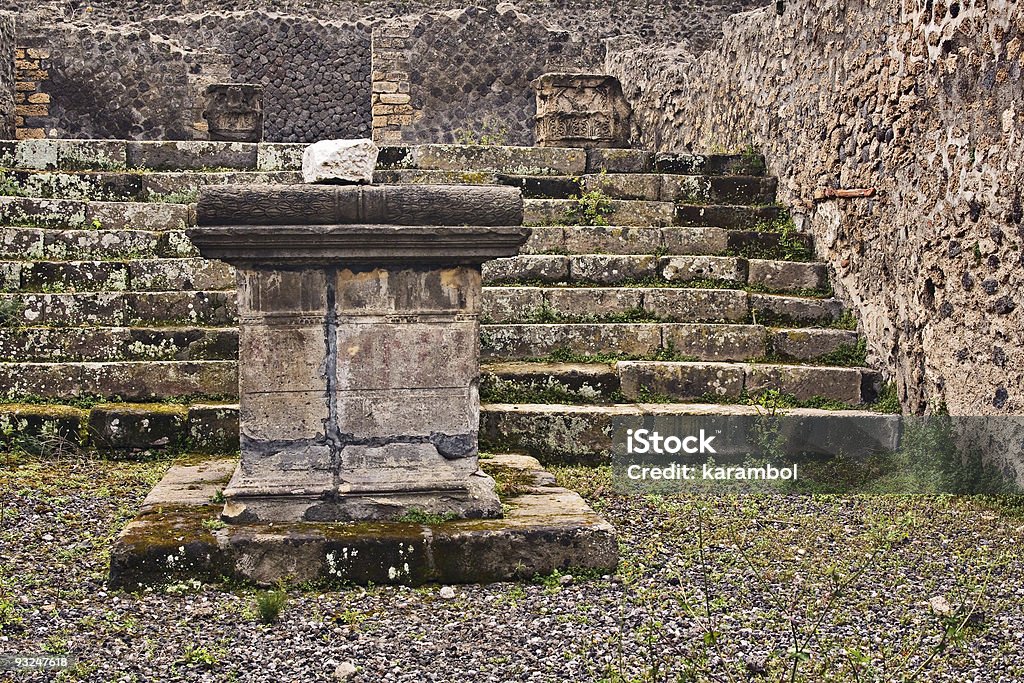 Aesculapius temple, Pompéi, Italie - Photo de Antique libre de droits