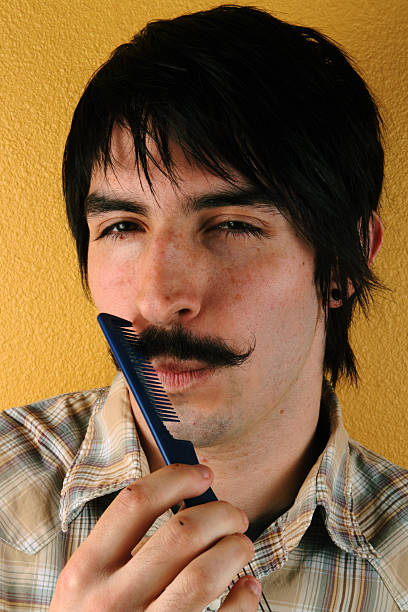 Mustache Man stock photo