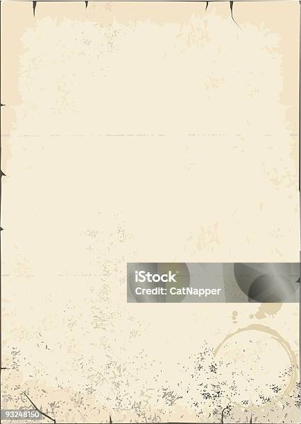 Pergamena - Immagini vettoriali stock e altre immagini di Antico - Condizione - Antico - Condizione, Carta, Disordinato