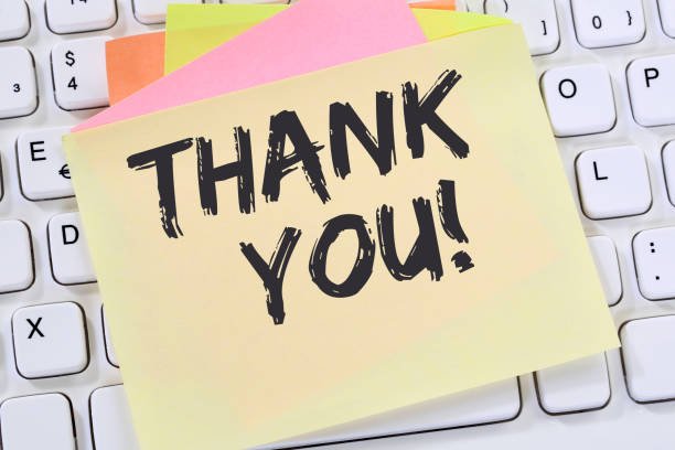 istock Thank you on notepaper office business note paper 932487964