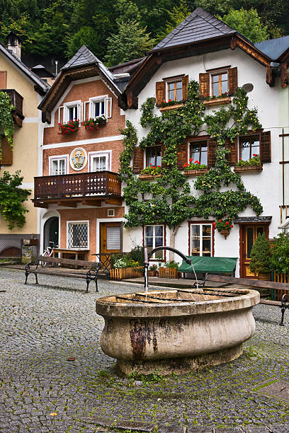 istock Marketplace square, Hallstatt, Austria 93249165